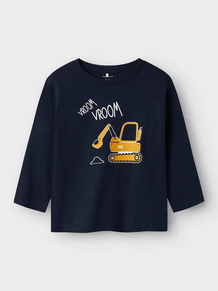 REGULAR FIT TOP MET LANGE MOUWEN