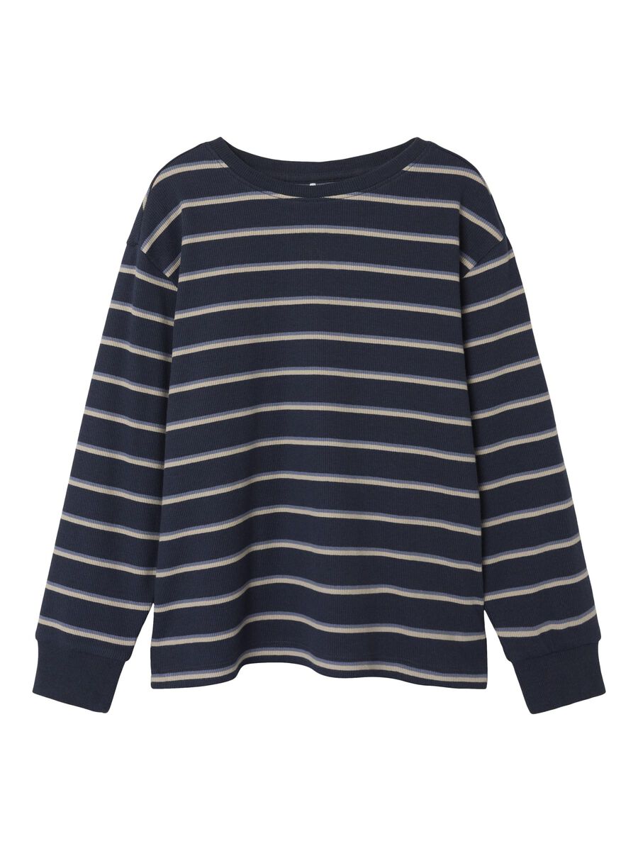 REGULAR FIT TOP MET LANGE MOUWEN