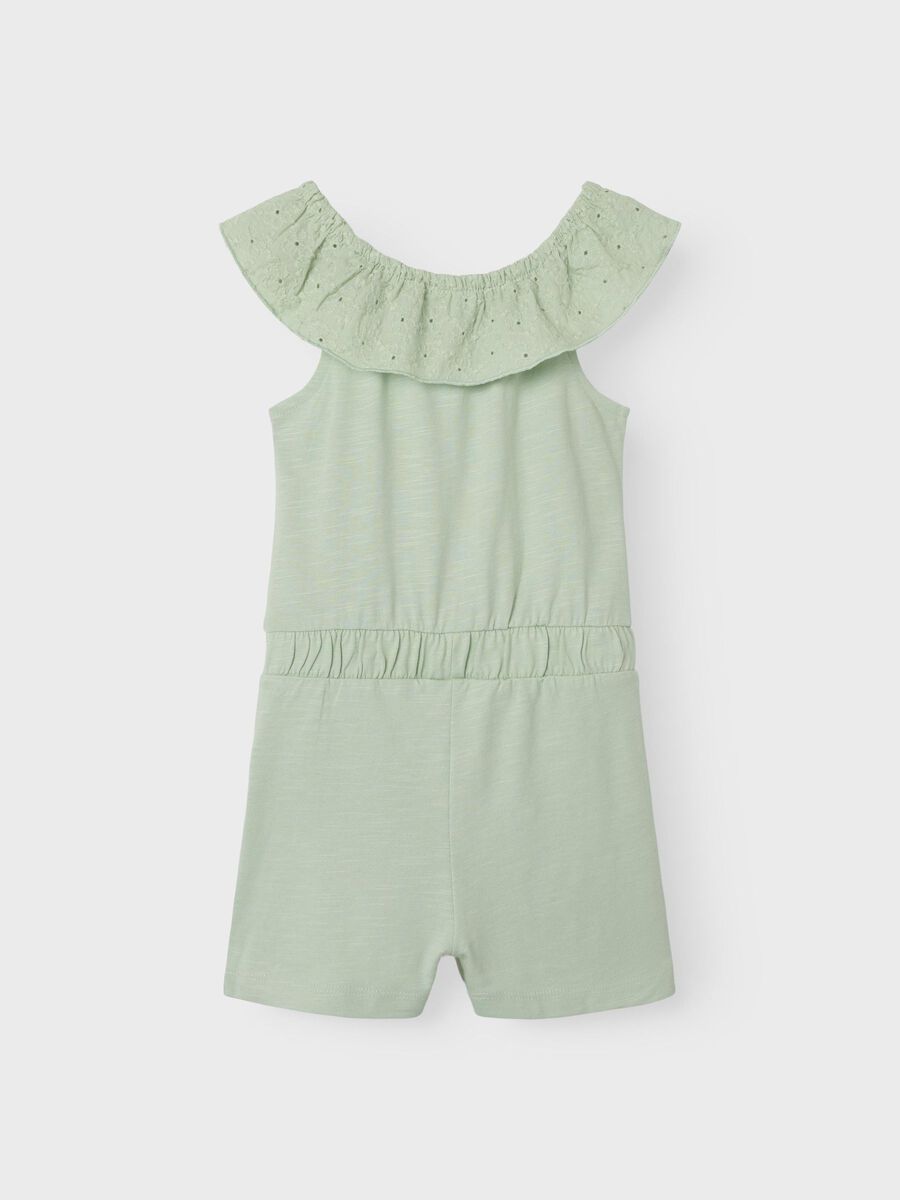 OFF-SHOULDER PLAYSUIT