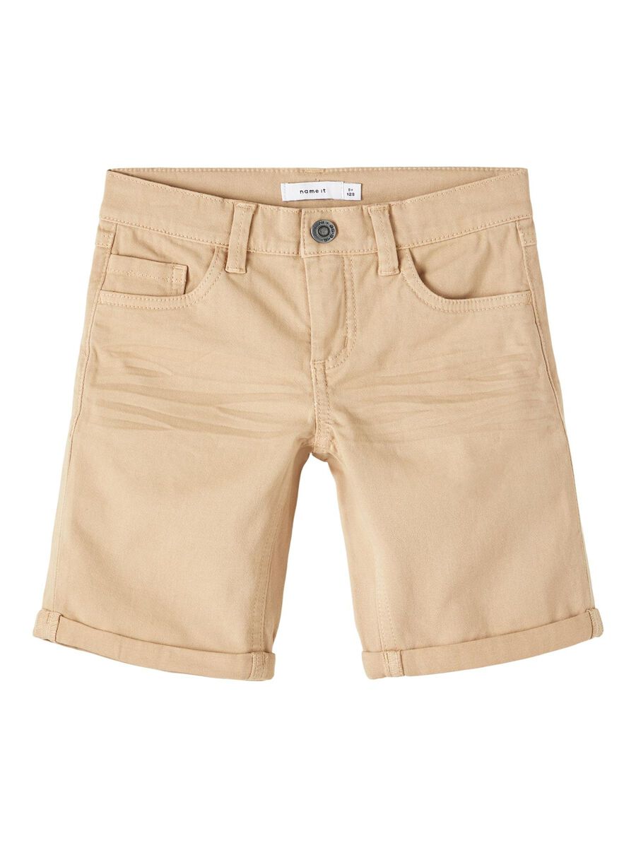 SLIM FIT TWILL SHORTS