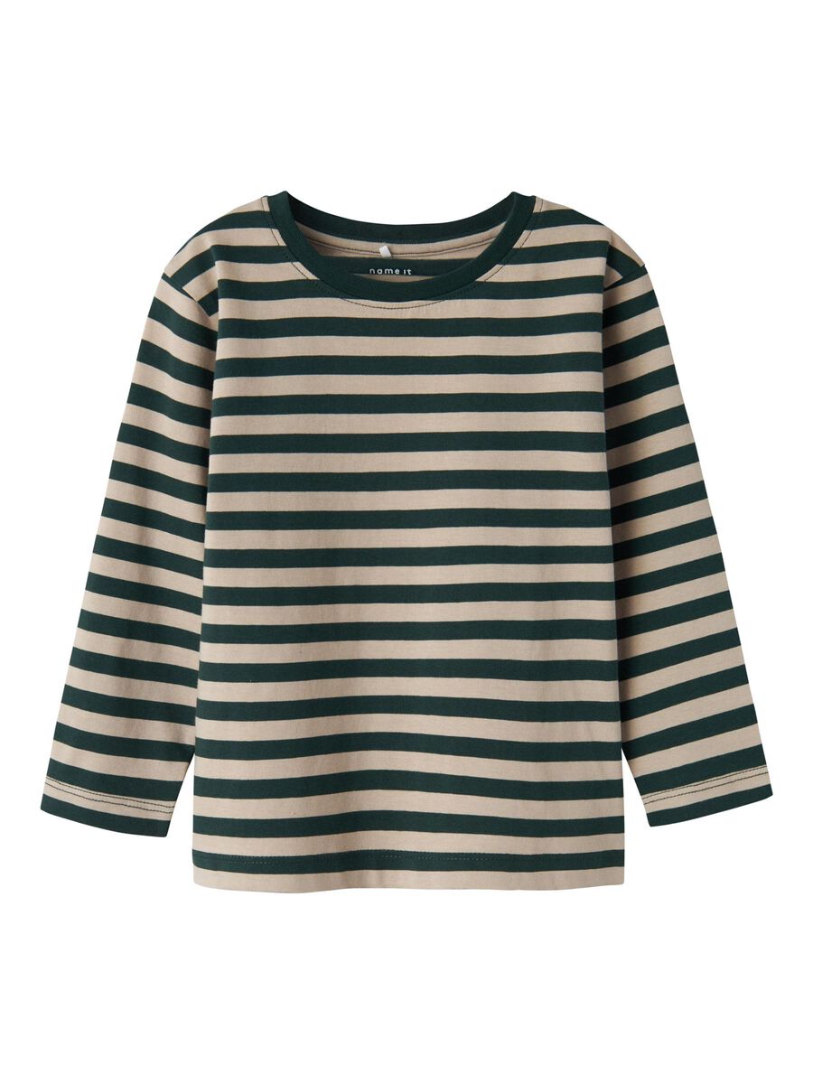 REGULAR FIT TOP MET LANGE MOUWEN