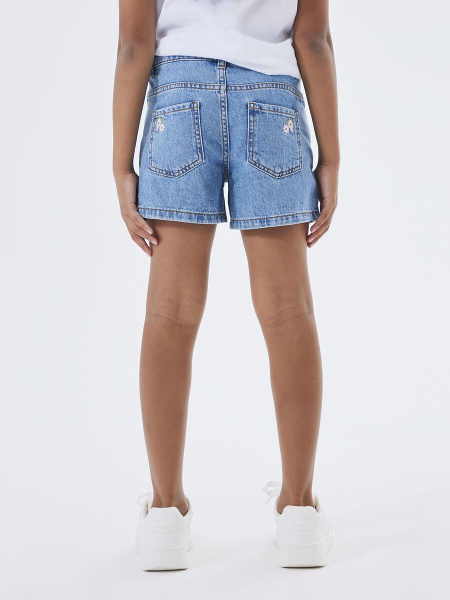 REGULAR FIT DENIM SHORT