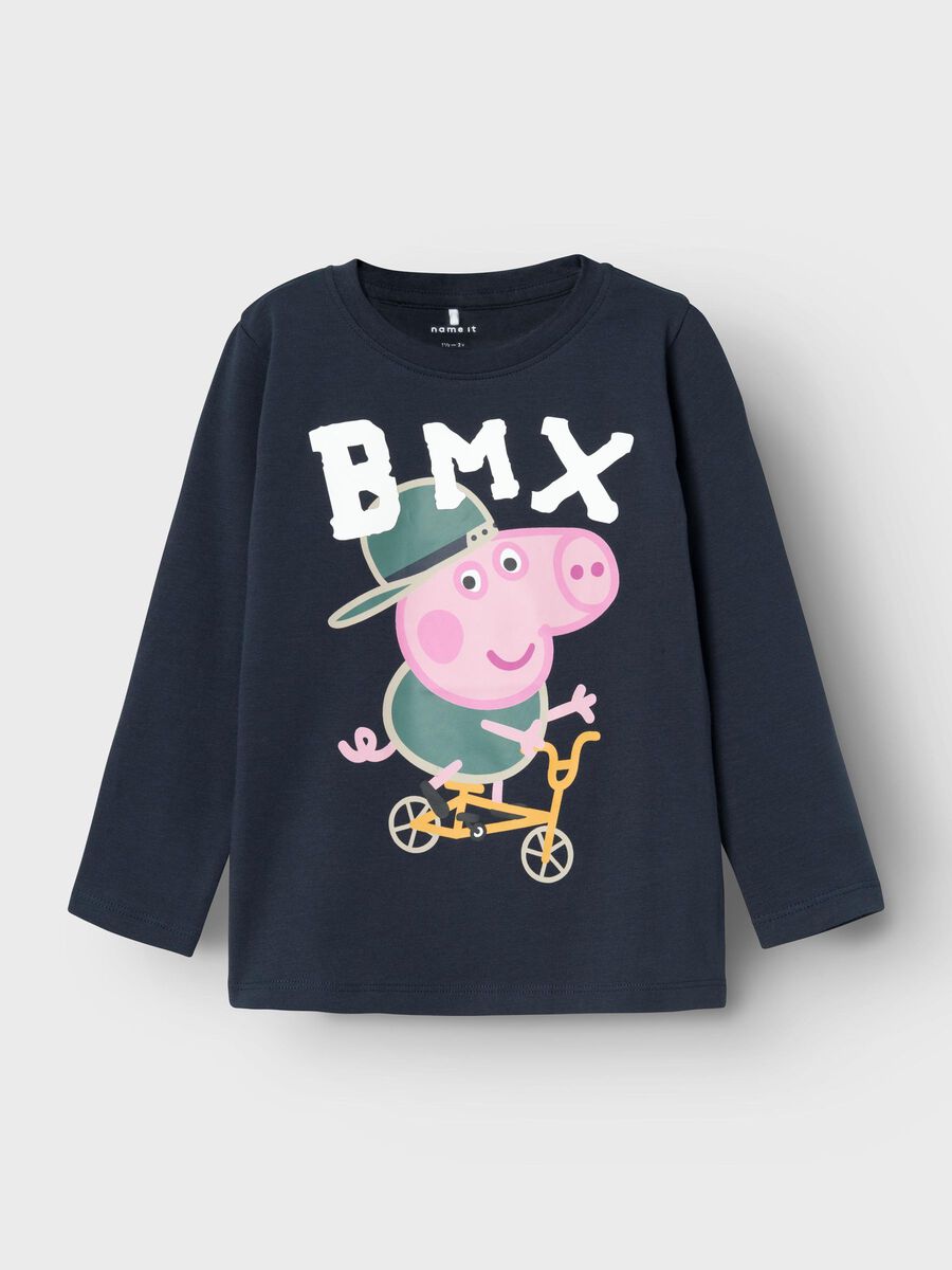 PEPPA PIG TOP MET LANGE MOUWEN