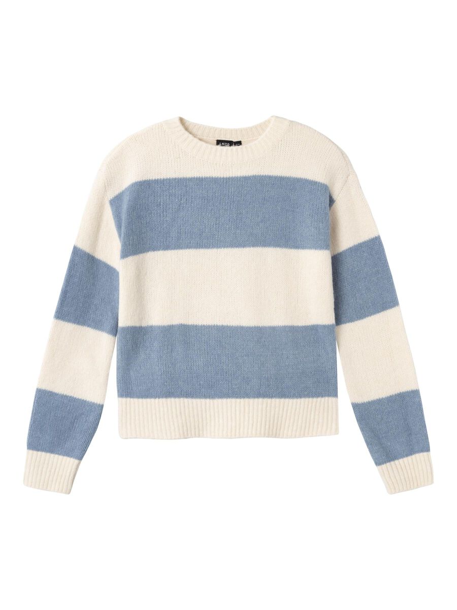 GESTREEPT GEBREIDE TRUI