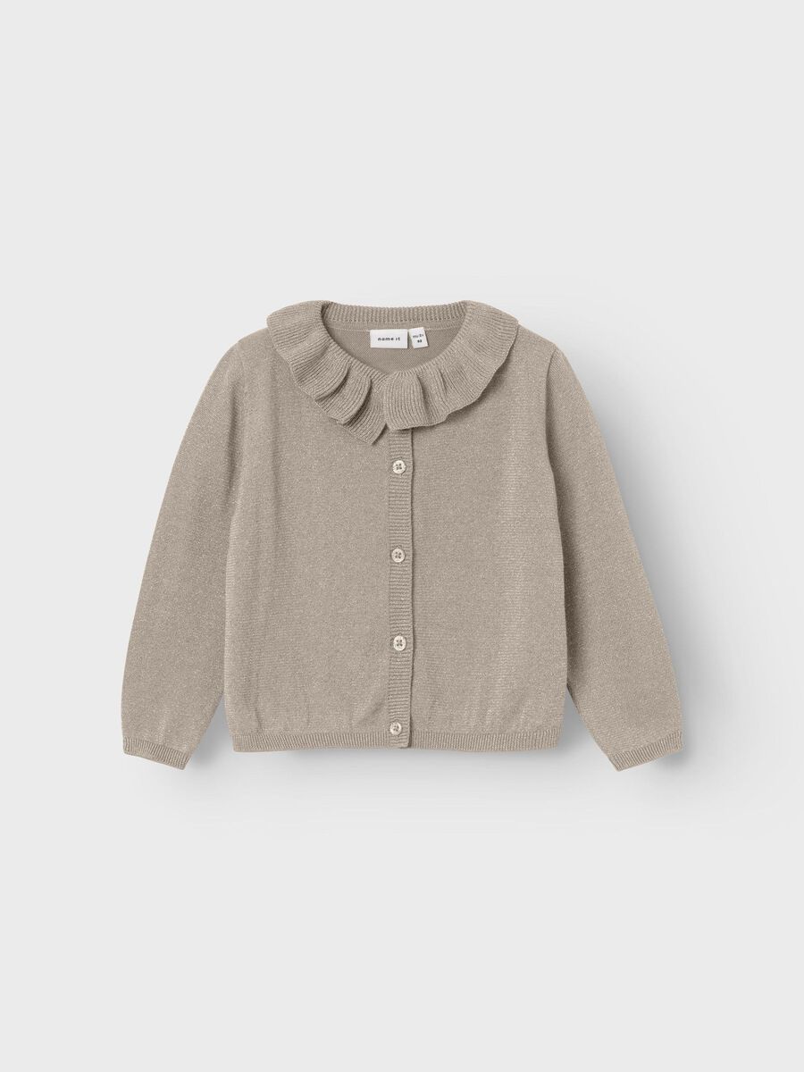 GLITTER GEBREID VEST