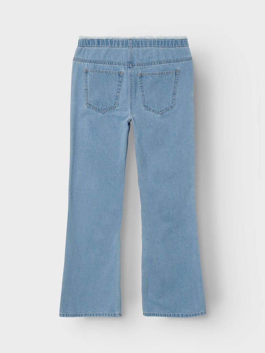 LOW-WAIST BOOTCUT JEANS