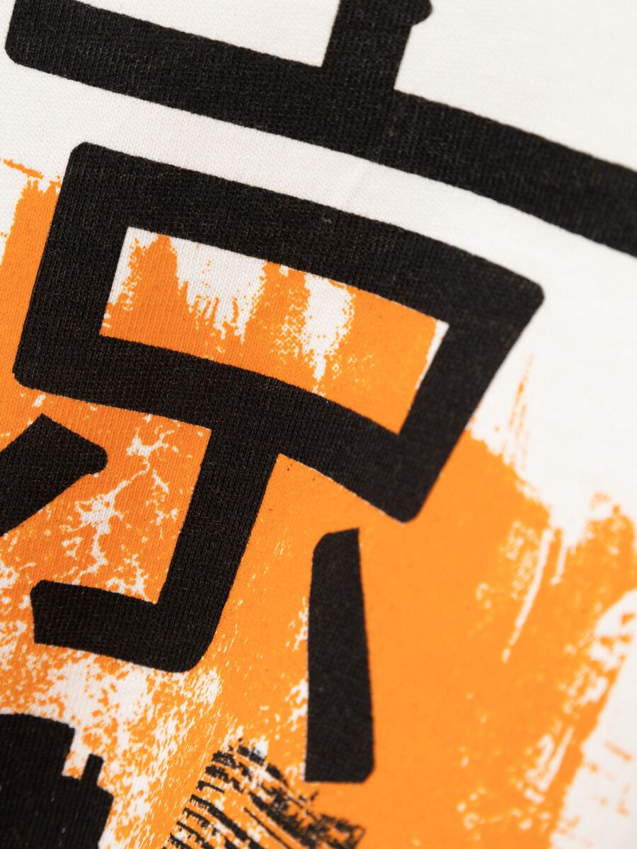 LOOSE-FIT TOP MET LANGE MOUWEN