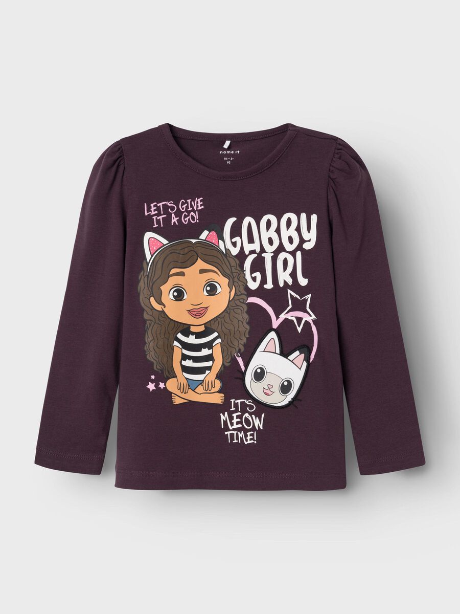 GABBY'S POPPENHUIS TOP MET LANGE MOUWEN