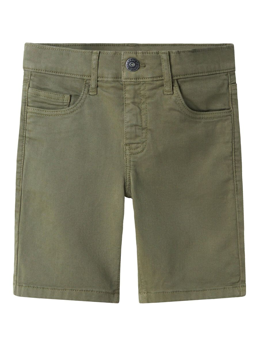 SLIM FIT TWILL SHORTS