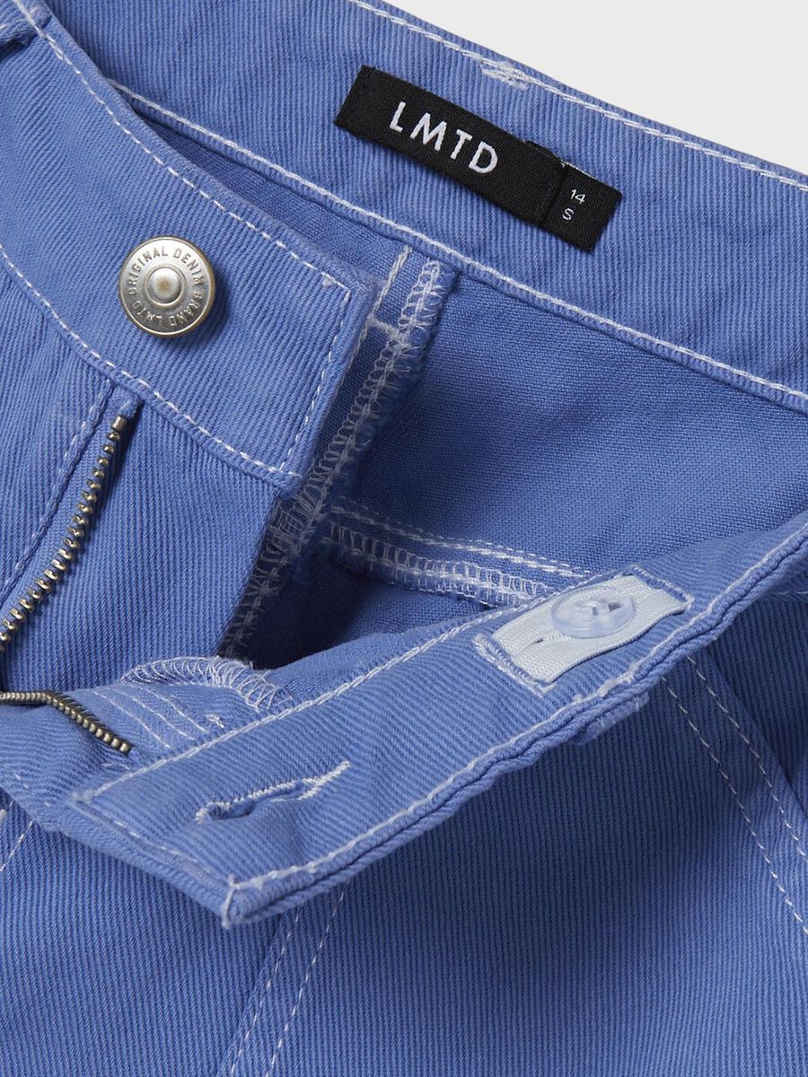 LOW-WAIST WIDE-LEG CARGO BROEK