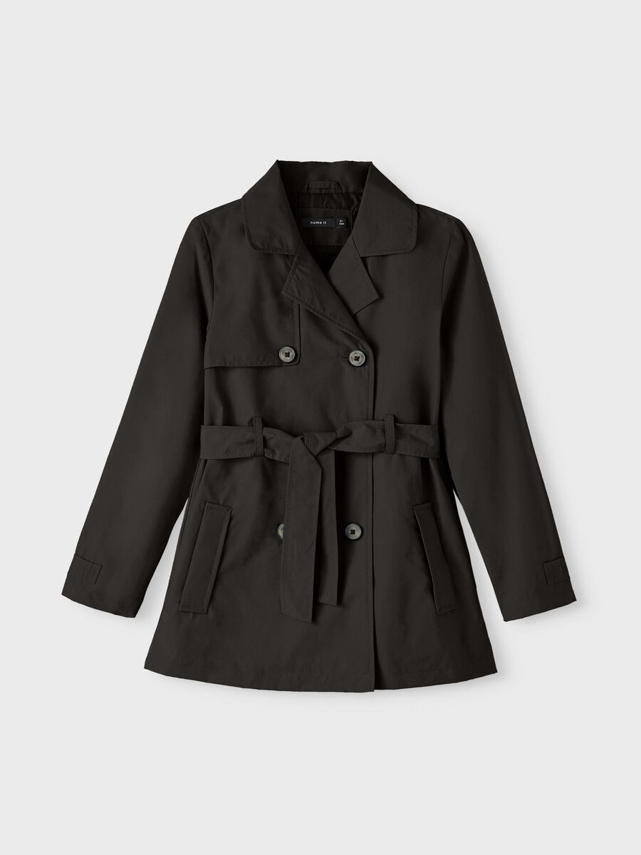 GEWEVEN TRENCHCOAT