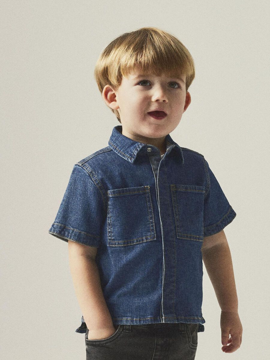 REGULAR FIT SPIJKERBLOUSE