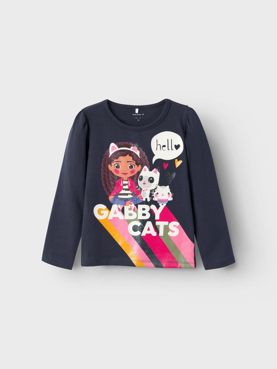 GABBY'S POPPENHUIS TOP MET LANGE MOUWEN