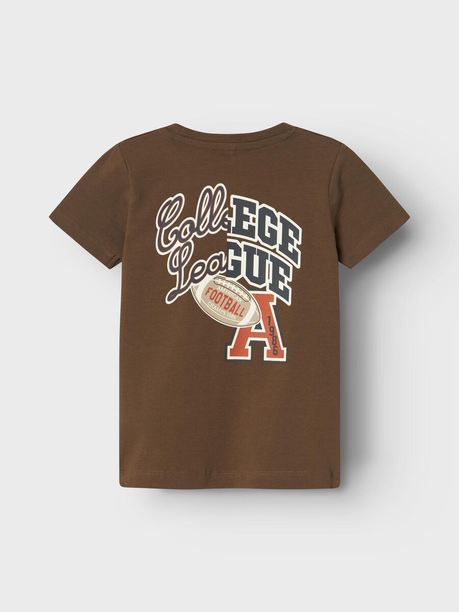 PRINT OP DE ACHTERKANT T-SHIRT