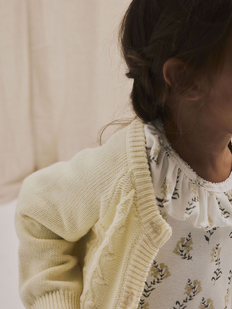 BIOLOGISCH KATOEN GEBREID VEST