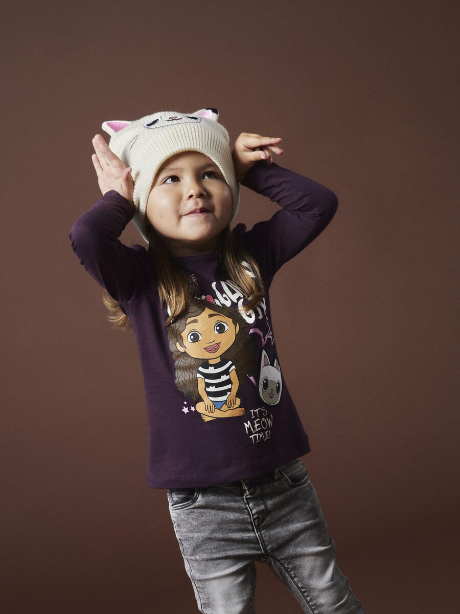 GABBY'S POPPENHUIS TOP MET LANGE MOUWEN