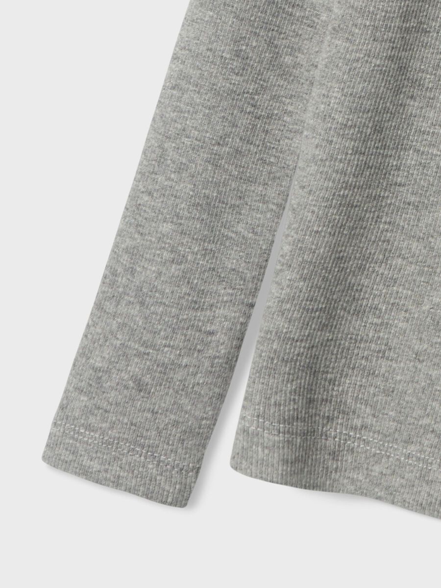 REGULAR FIT TOP MET LANGE MOUWEN