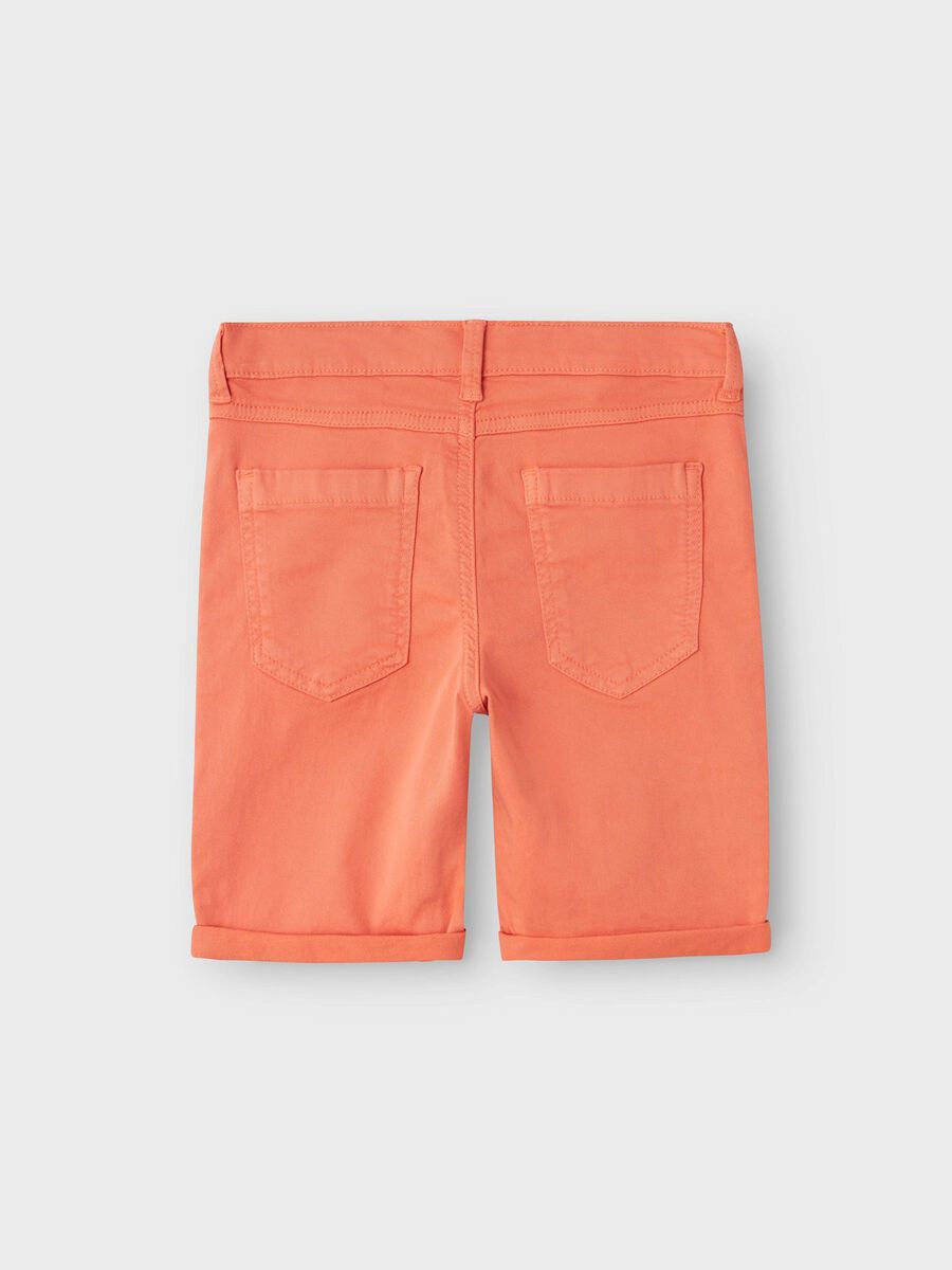 SLIM FIT TWILL SHORTS