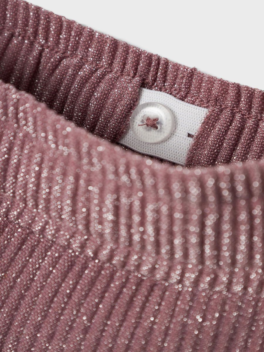 WIDE LEG GLITTER BROEK