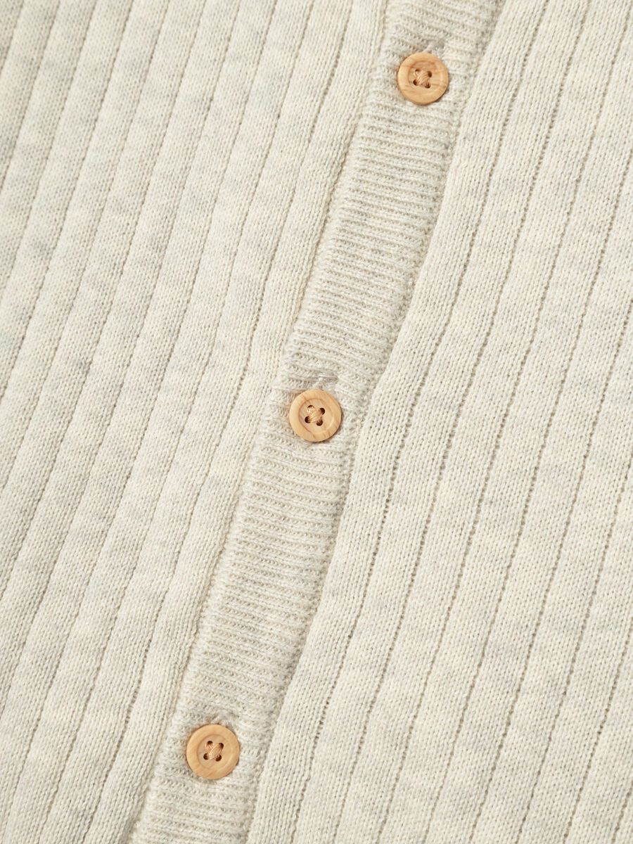 LANGE MOUWEN GEBREID VEST