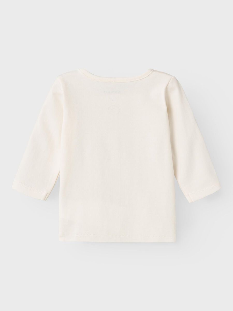 REGULAR FIT TOP MET LANGE MOUWEN