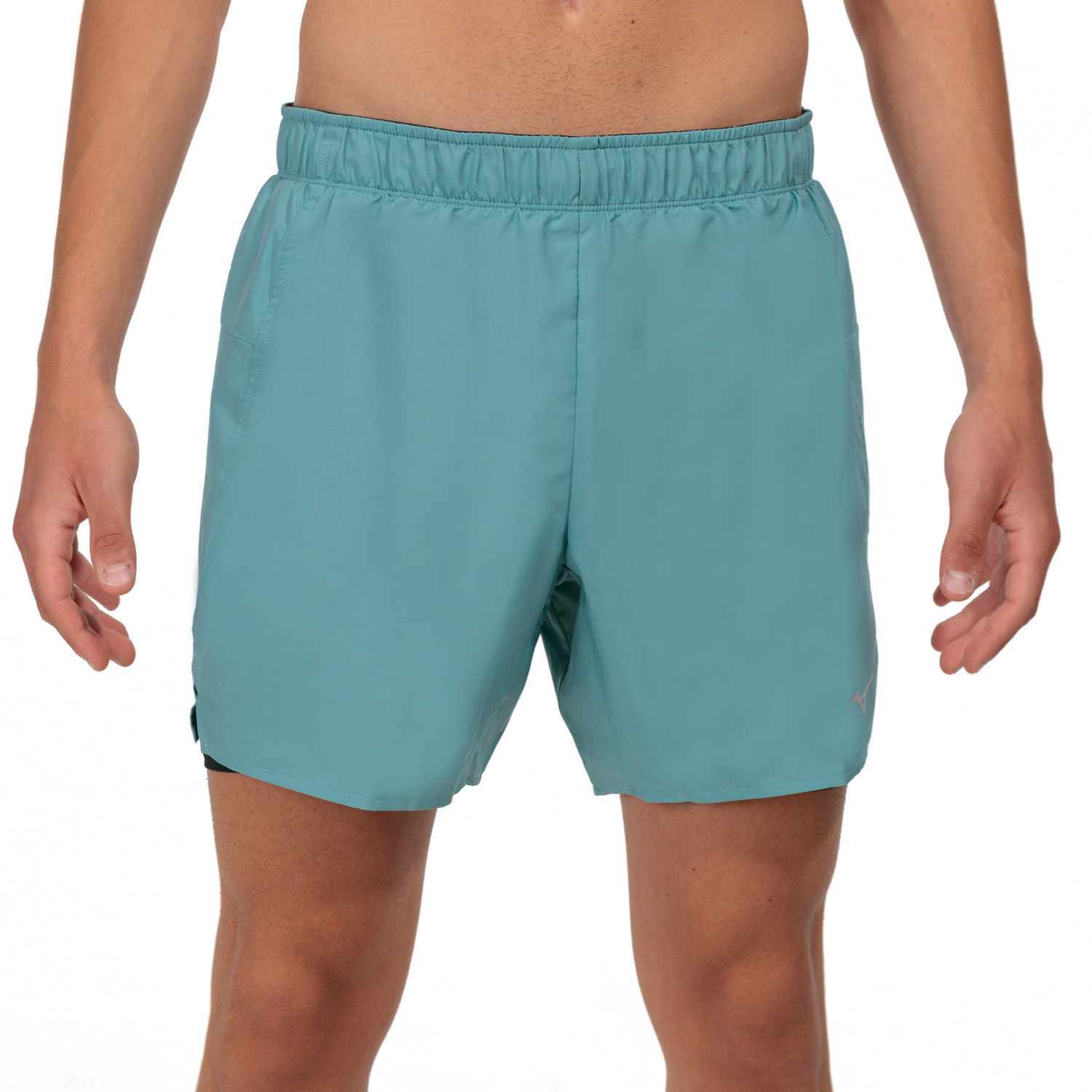 Mizuno Core 2 in 1 5.5in Pantaloncini Mineral Blue