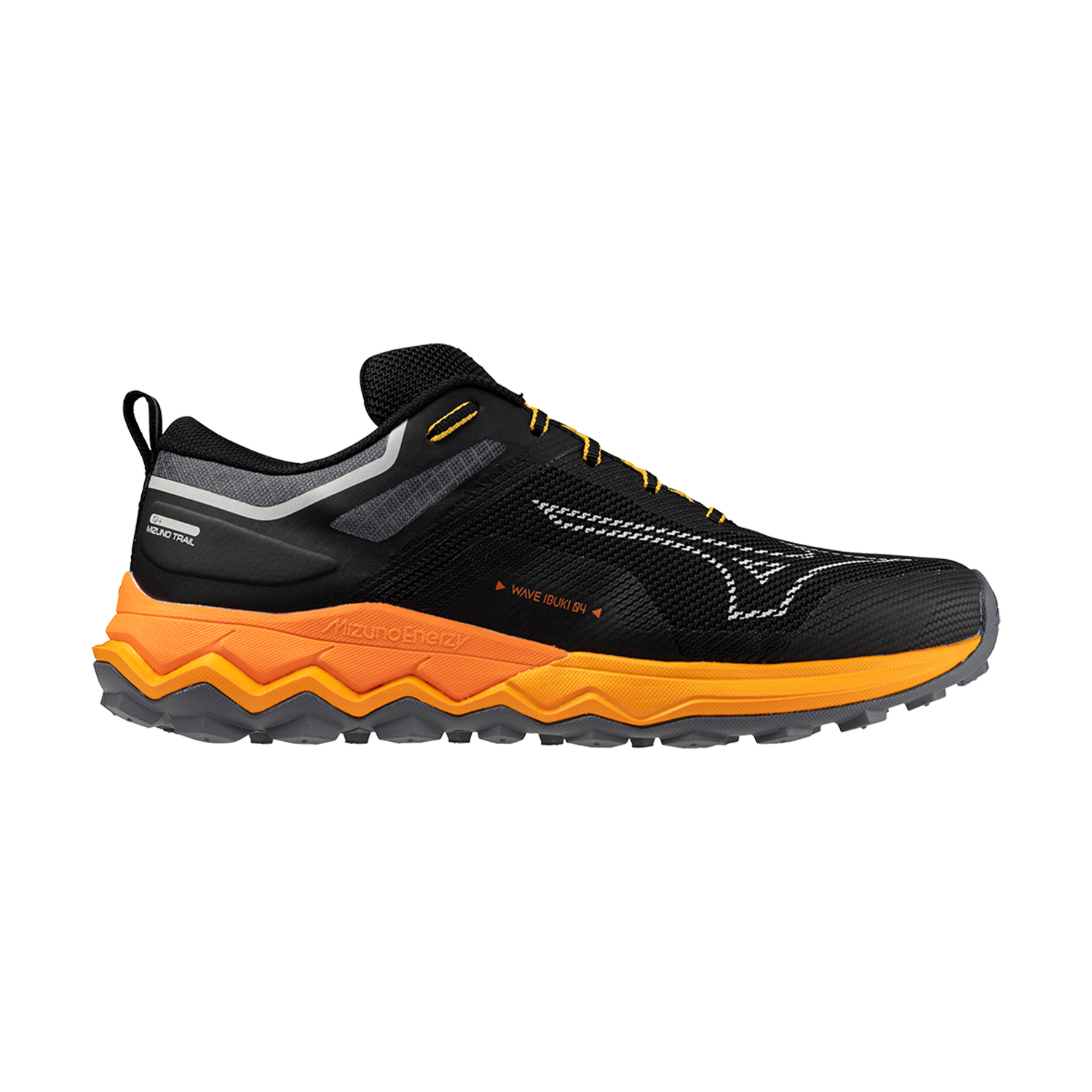 Mizuno Wave Ibuki 4 Black/White/Carrot Curl