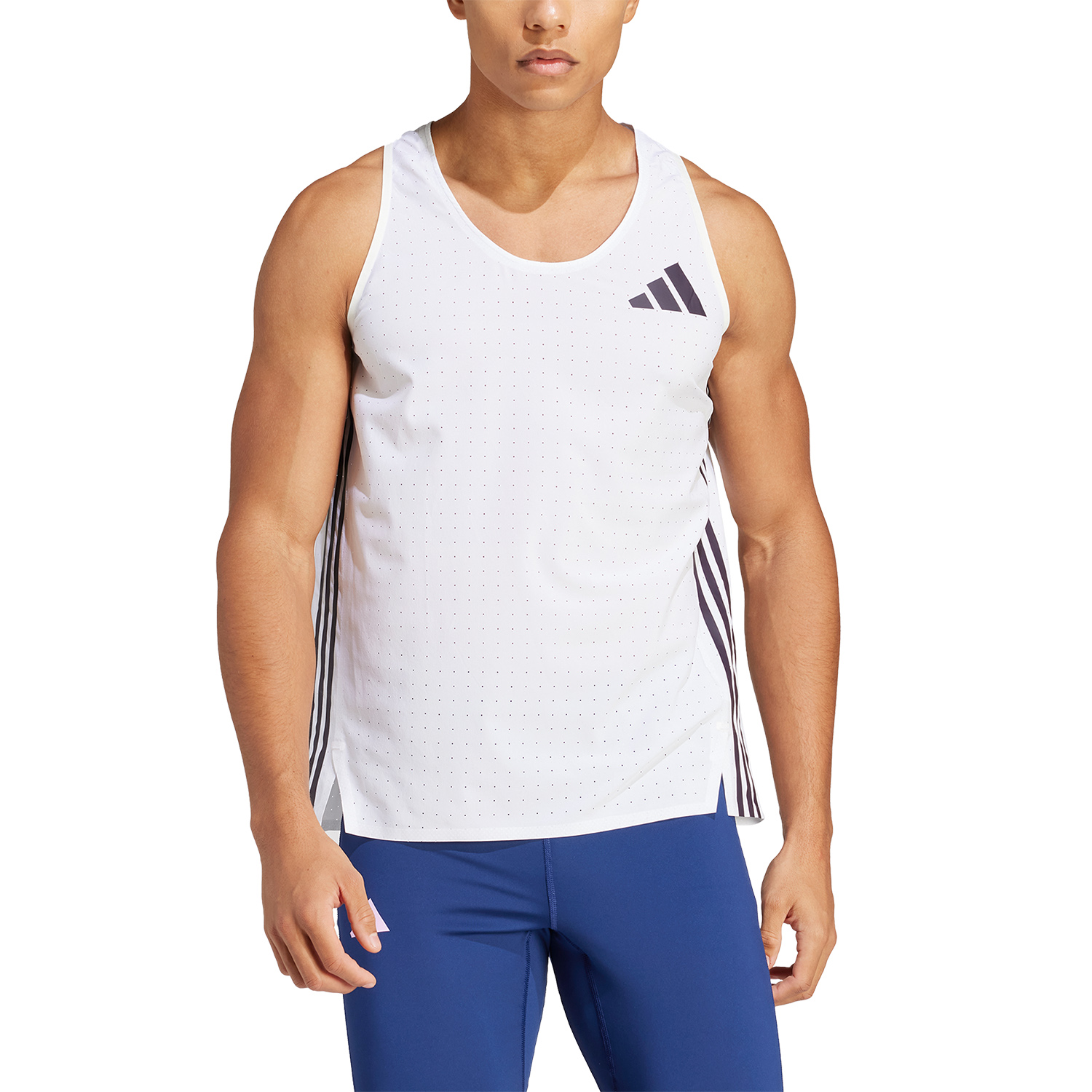 adidas adizero Promo Canotta White