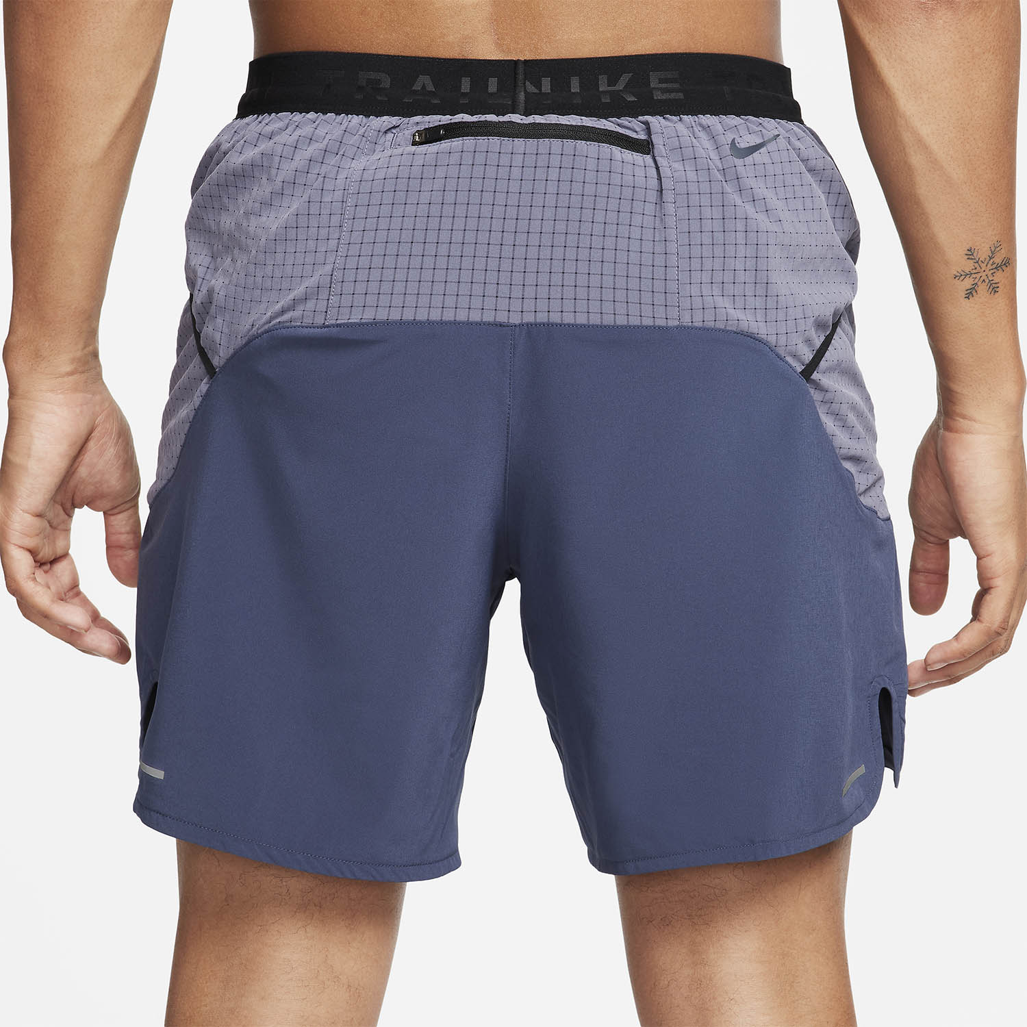 Nike Dri-FIT Second Sunrise 7in Pantaloncini Thunder Blue/Light Carbon/Black