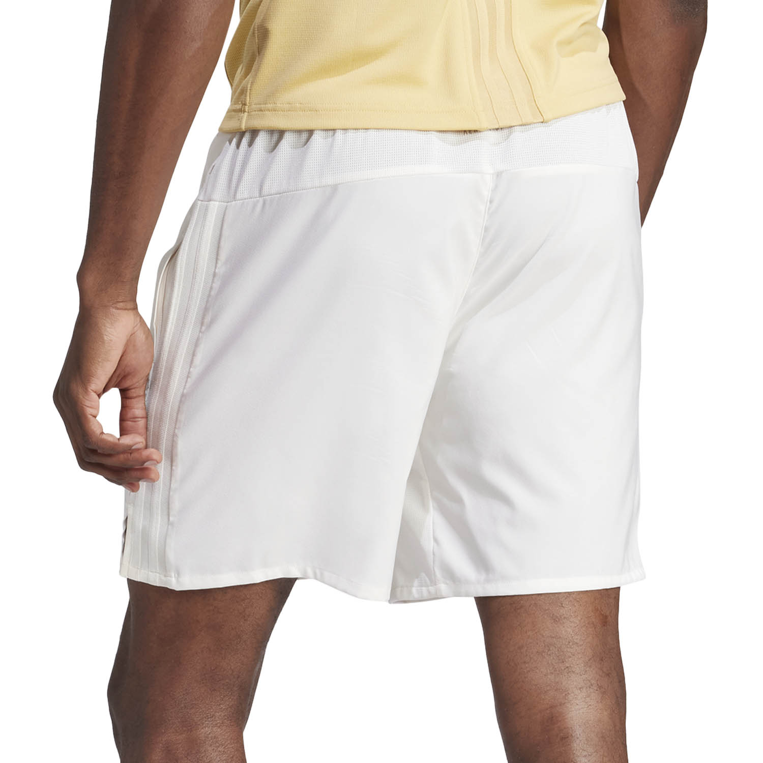 adidas HIIT 3 Stripes 7in Pantaloncini Core White