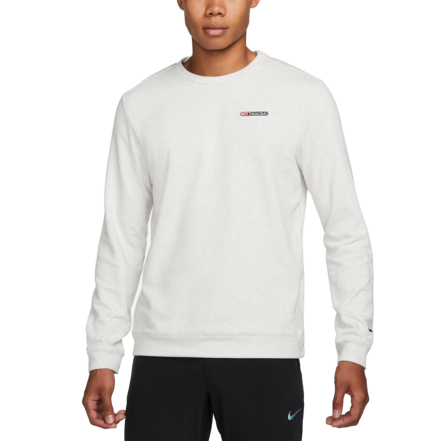 Nike Track Club Maglia Photon Dust/Htr/Black