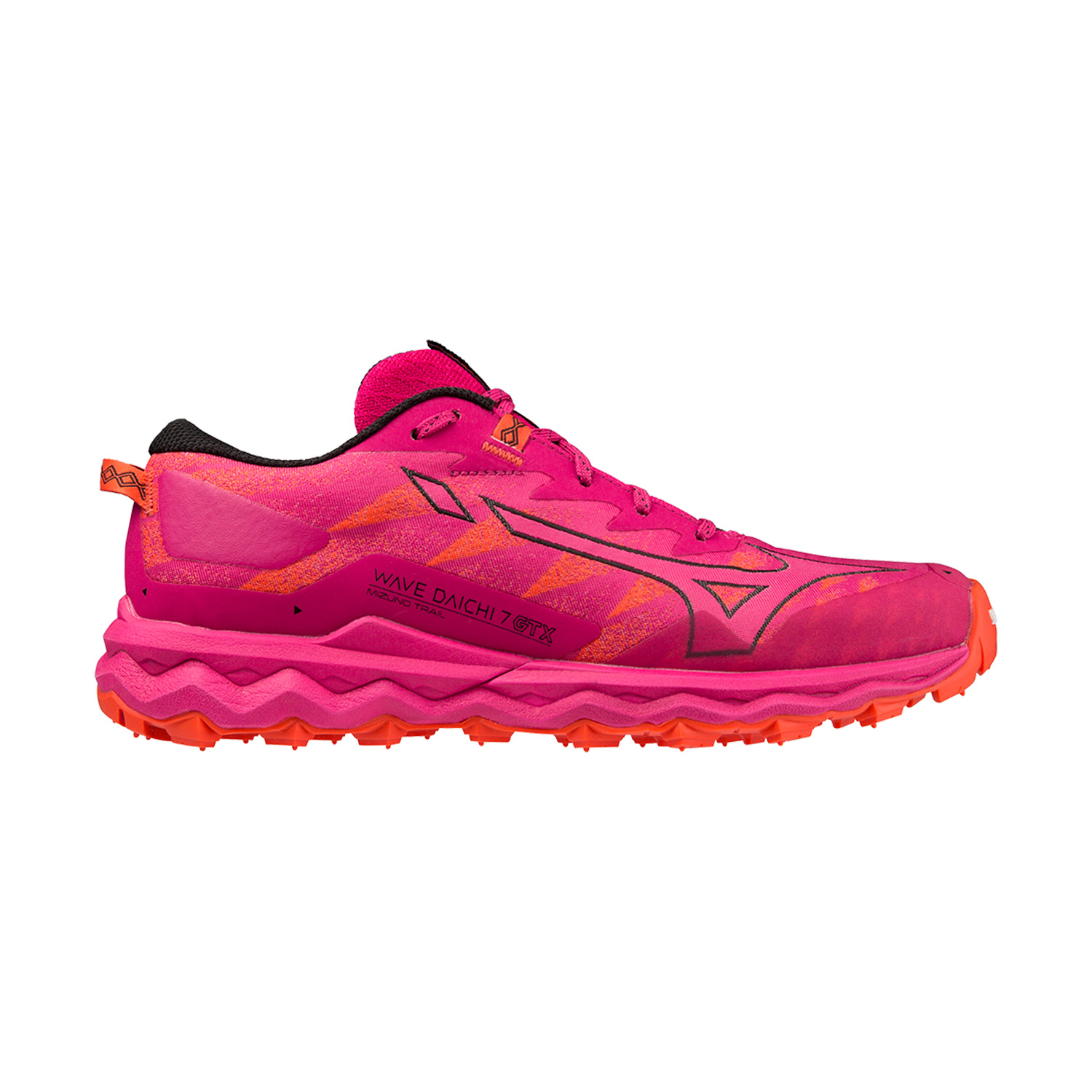 Mizuno Wave Daichi 7 GTX Jazzy/Tigerlily/Black