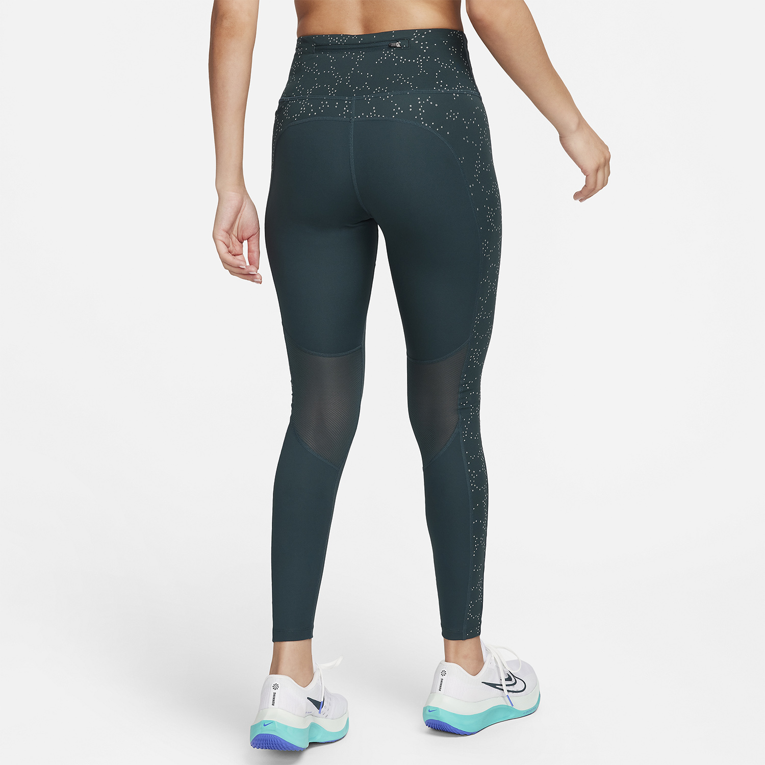 Nike Dri-FIT Fast 7/8 Tights Deep Jungle/Reflective Silver