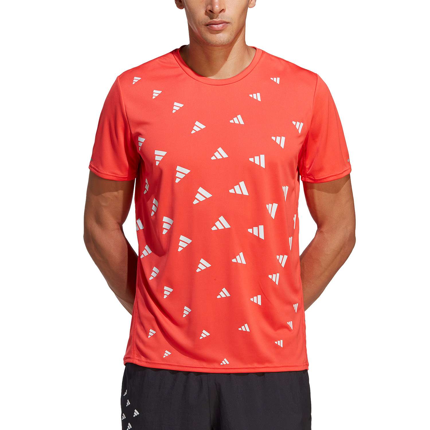 adidas Brand Love AEROREADY Maglietta Bright Red/Dash Grey
