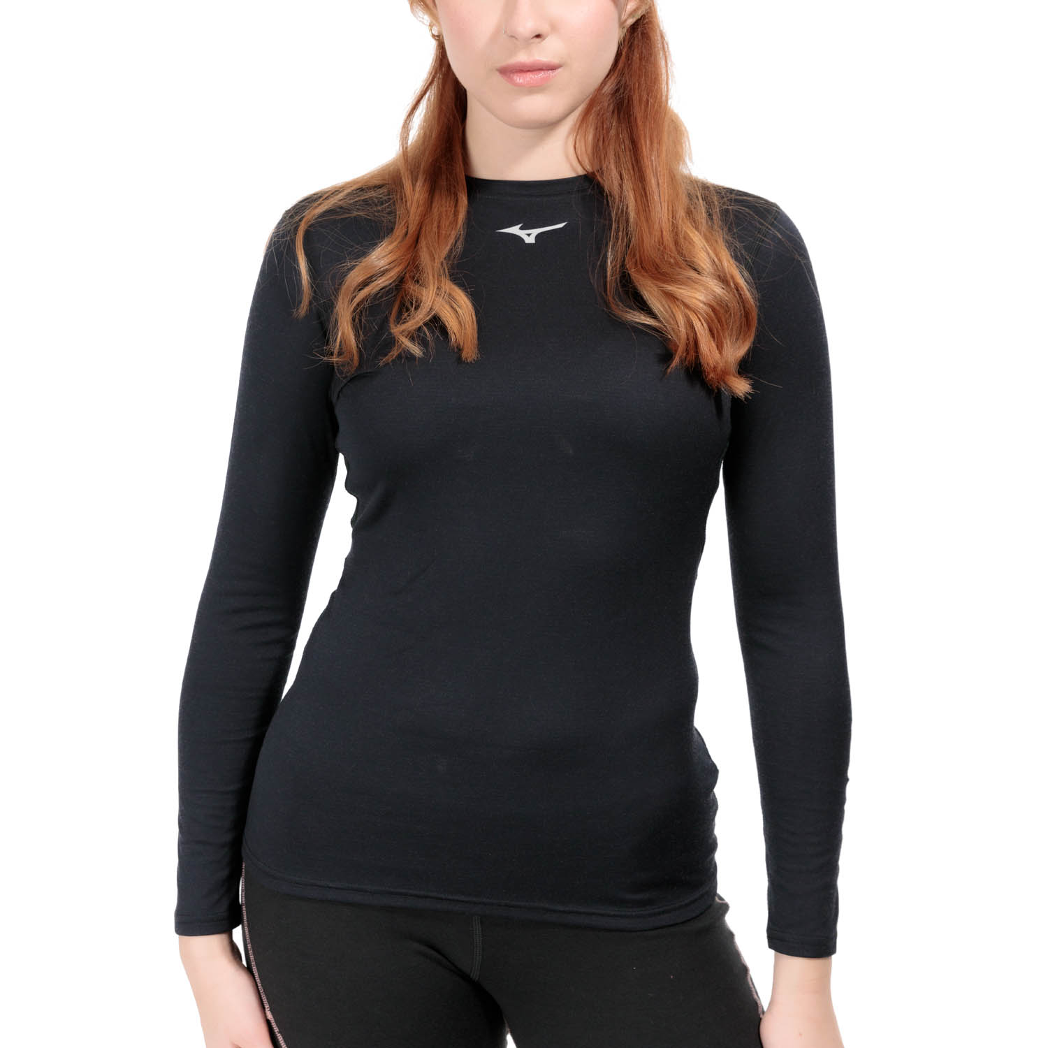 Mizuno Mid Weight Breath Thermo Maglia Black