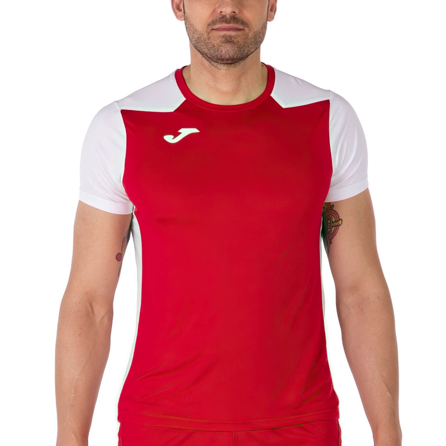 Joma Record II Maglietta Red/White