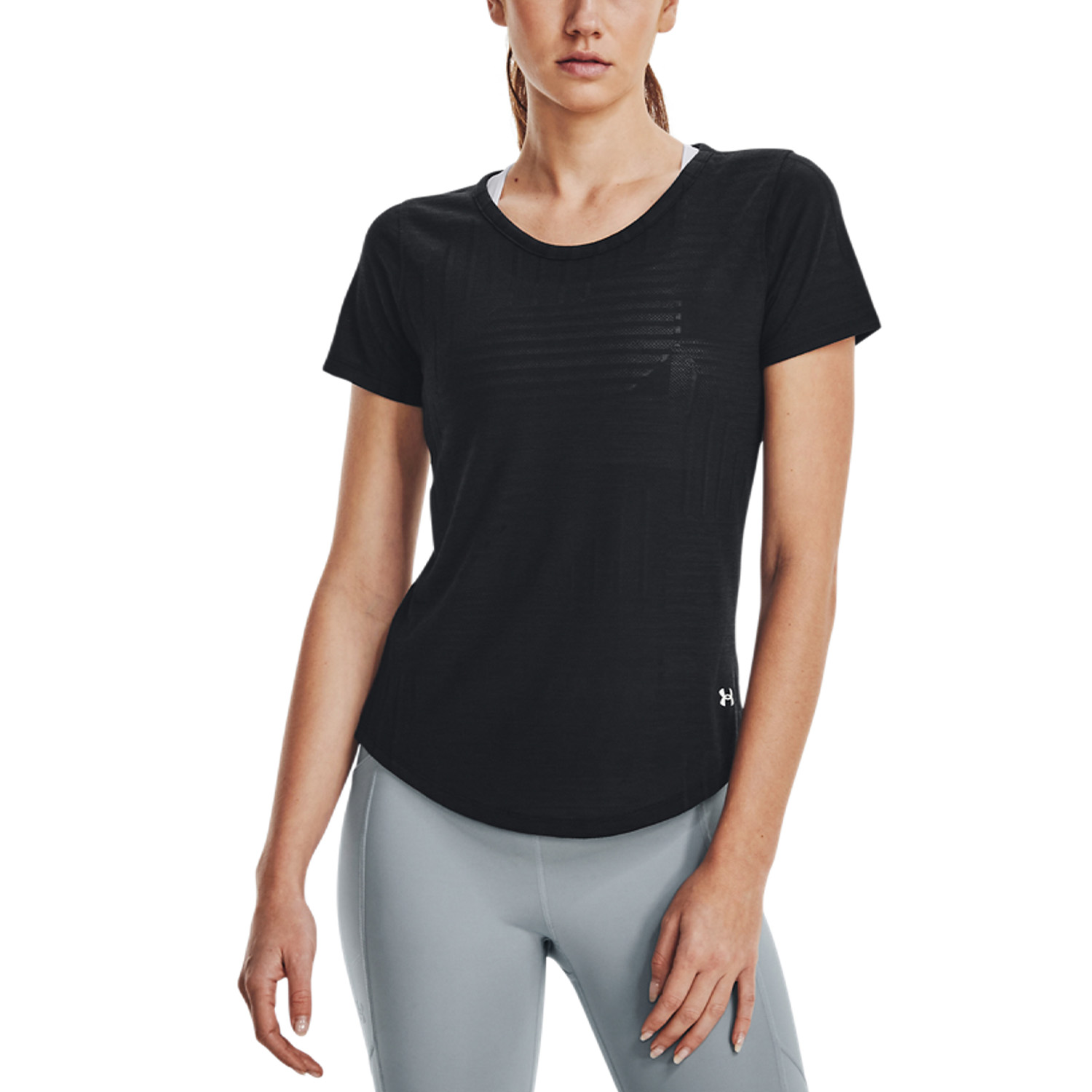 Under Armour Streaker Deco Diamond Maglietta Black/Reflective