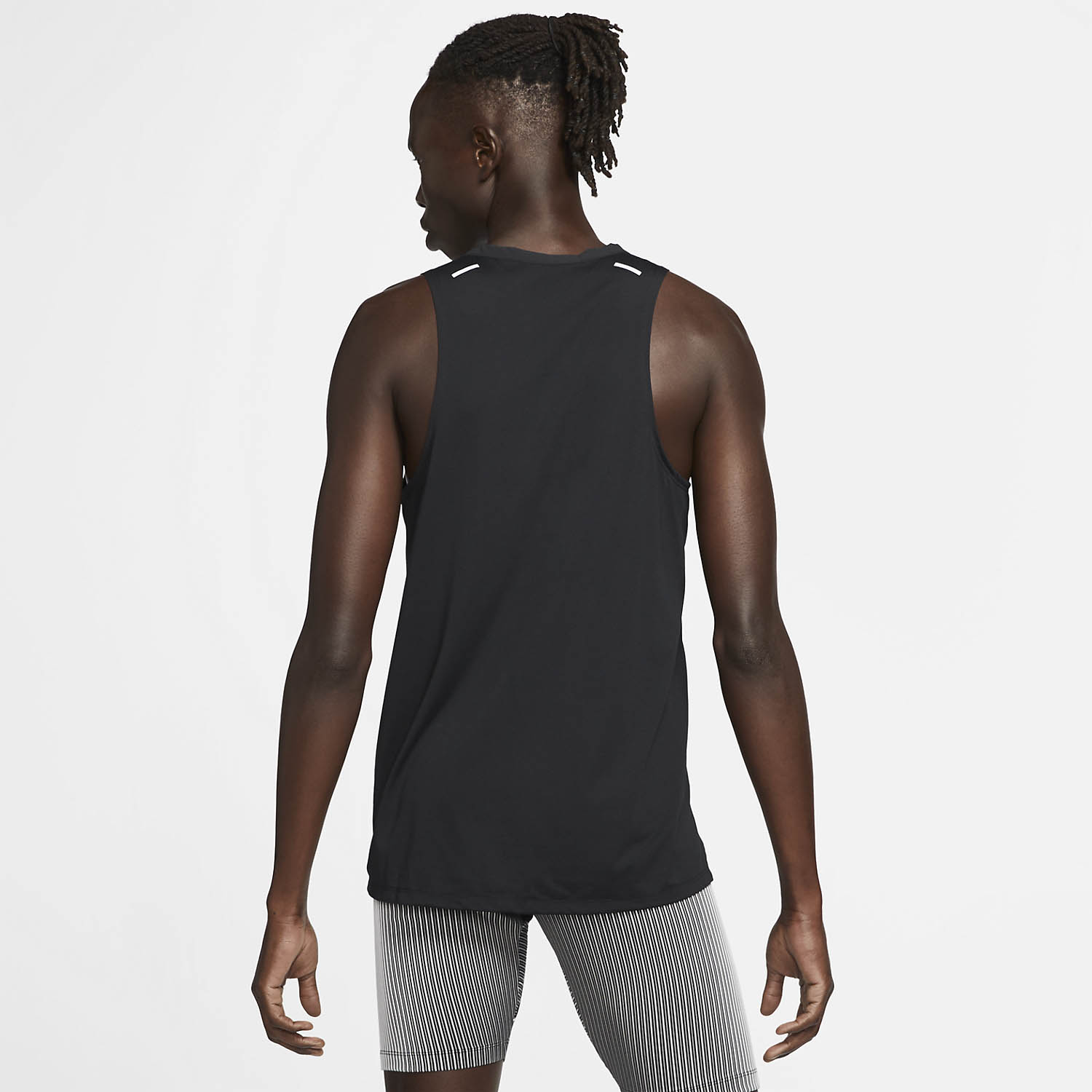 Nike Dri-FIT Rise 365 Canotta Black/Reflective Silver