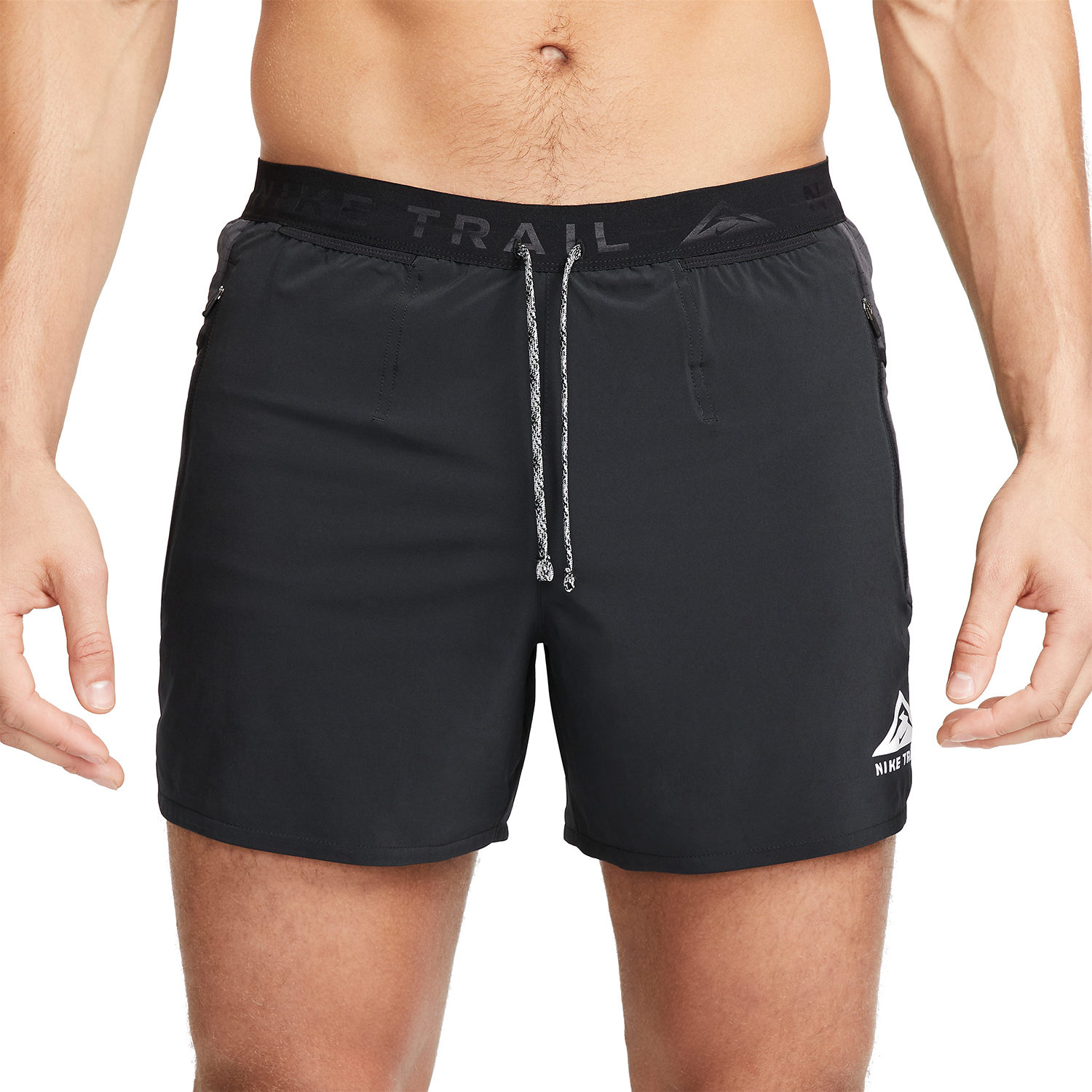 Nike Dri-FIT Second Sunrise 5in Pantaloncini Black/Dark Smoke Grey/White