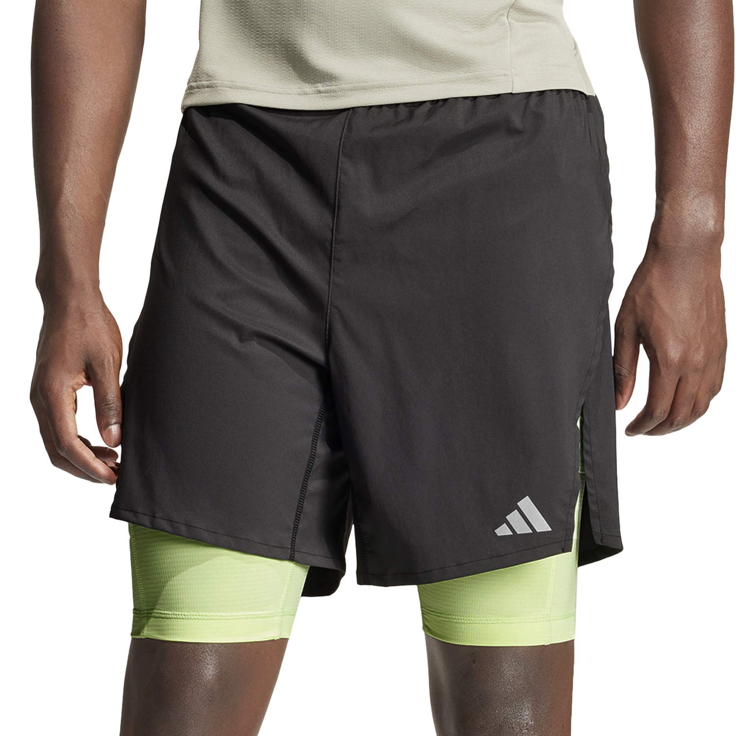 adidas HIIT Heat.RDY 2 in 1 5in Pantaloncini Black/Segrsp