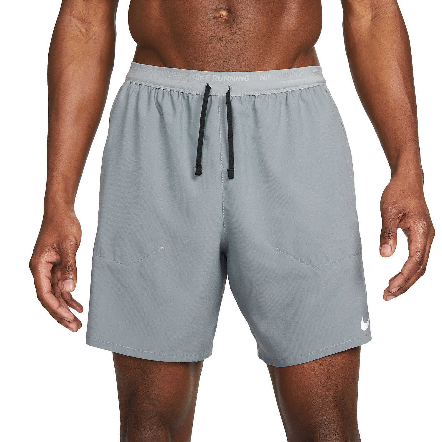 Nike Dri-FIT Stride 2 in 1 7in Pantaloncini Smoke Grey/Reflective Silver