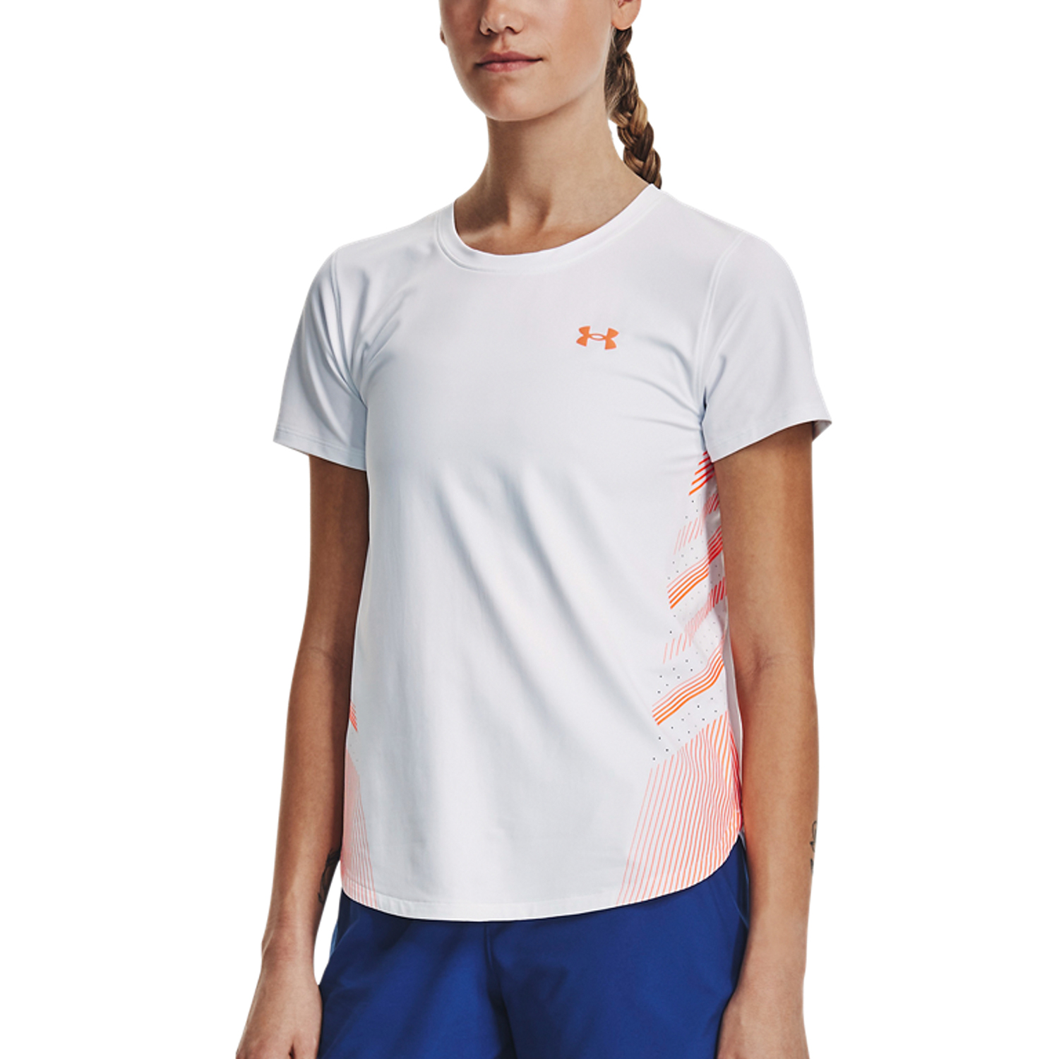 Under Armour Iso-Chill Laser II Maglietta White/Reflective