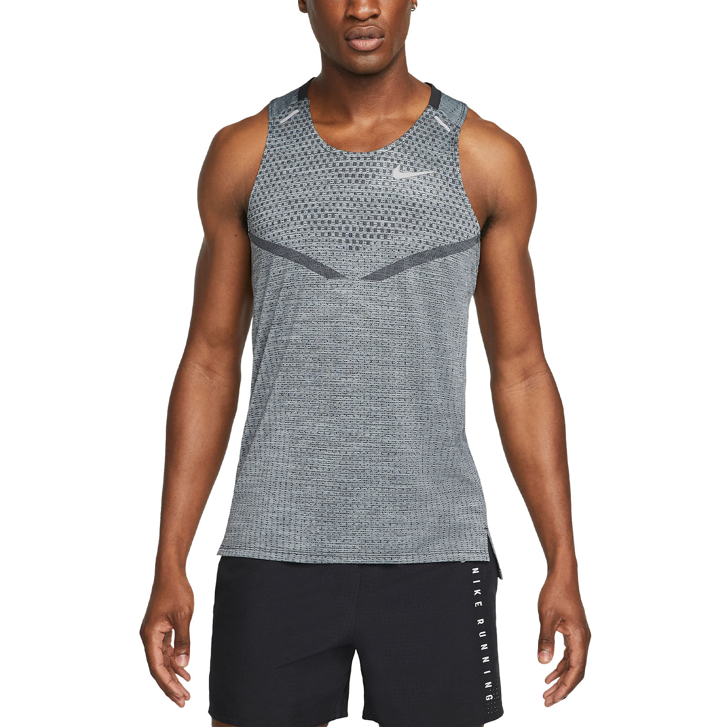Nike Dri-FIT ADV Techknit Ultra Canotta Black/Smoke Grey/Reflective Silver