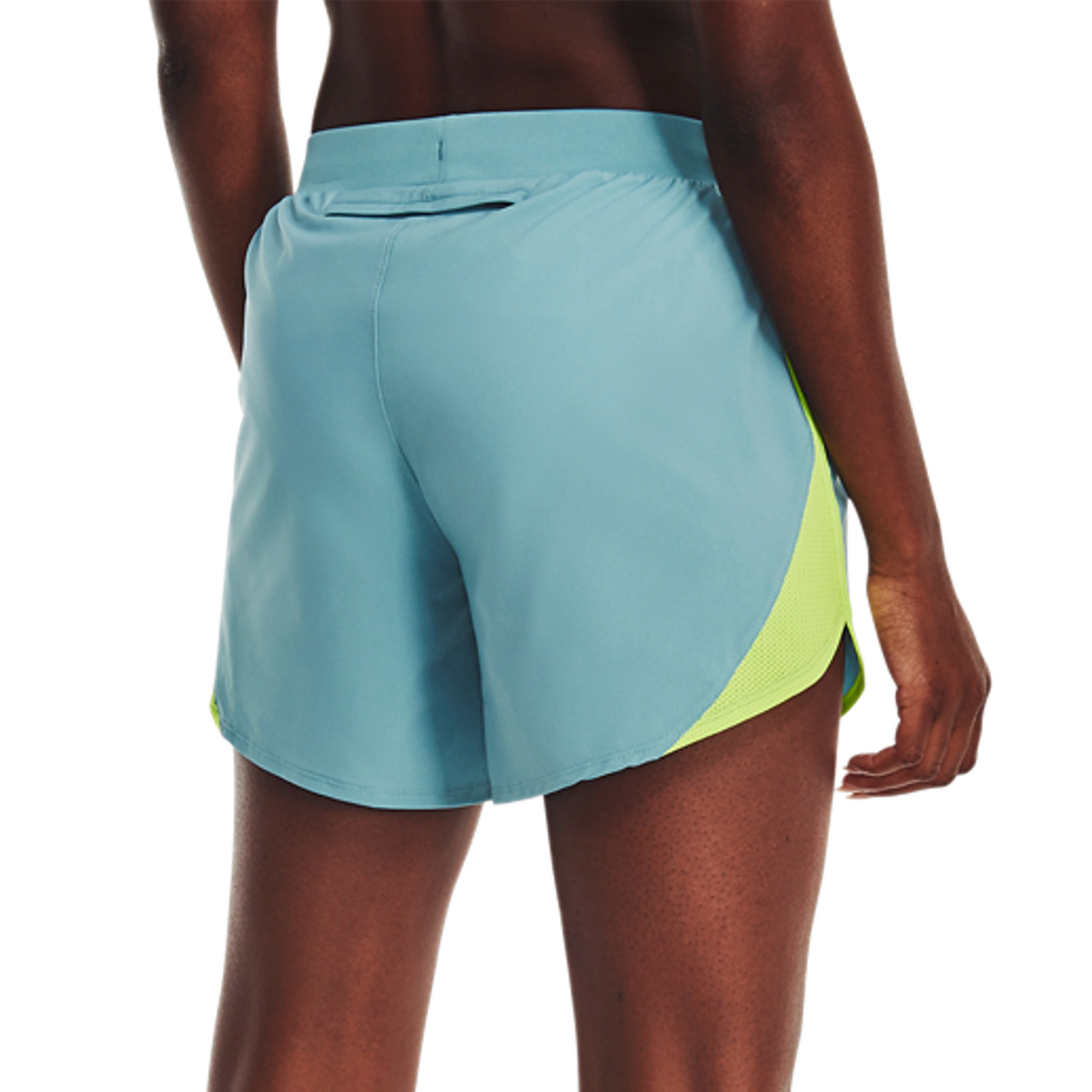 Under Armour Fly By Elite 5in Pantaloncini Still Water/Lime Surge