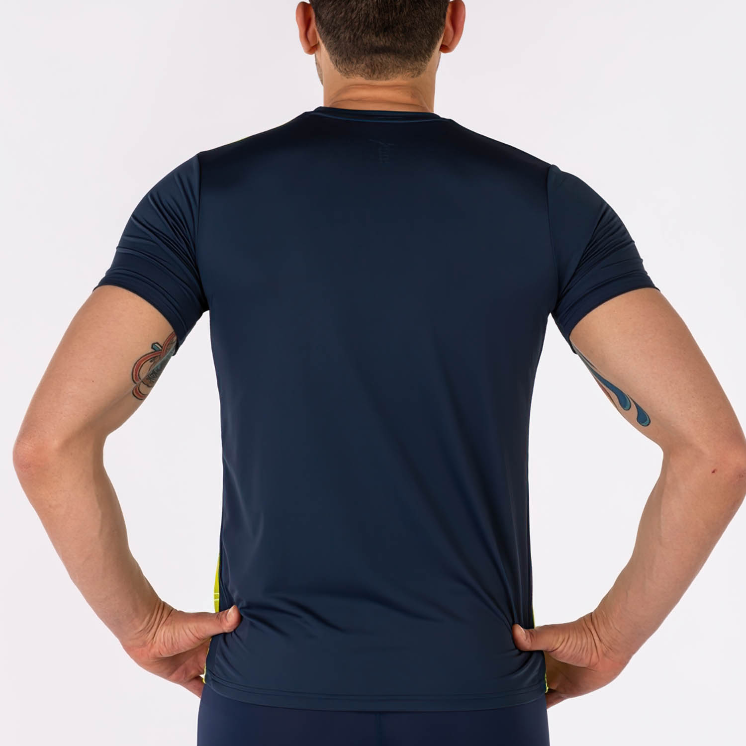 Joma Elite VIII Maglietta Navy/Yellow Fluor