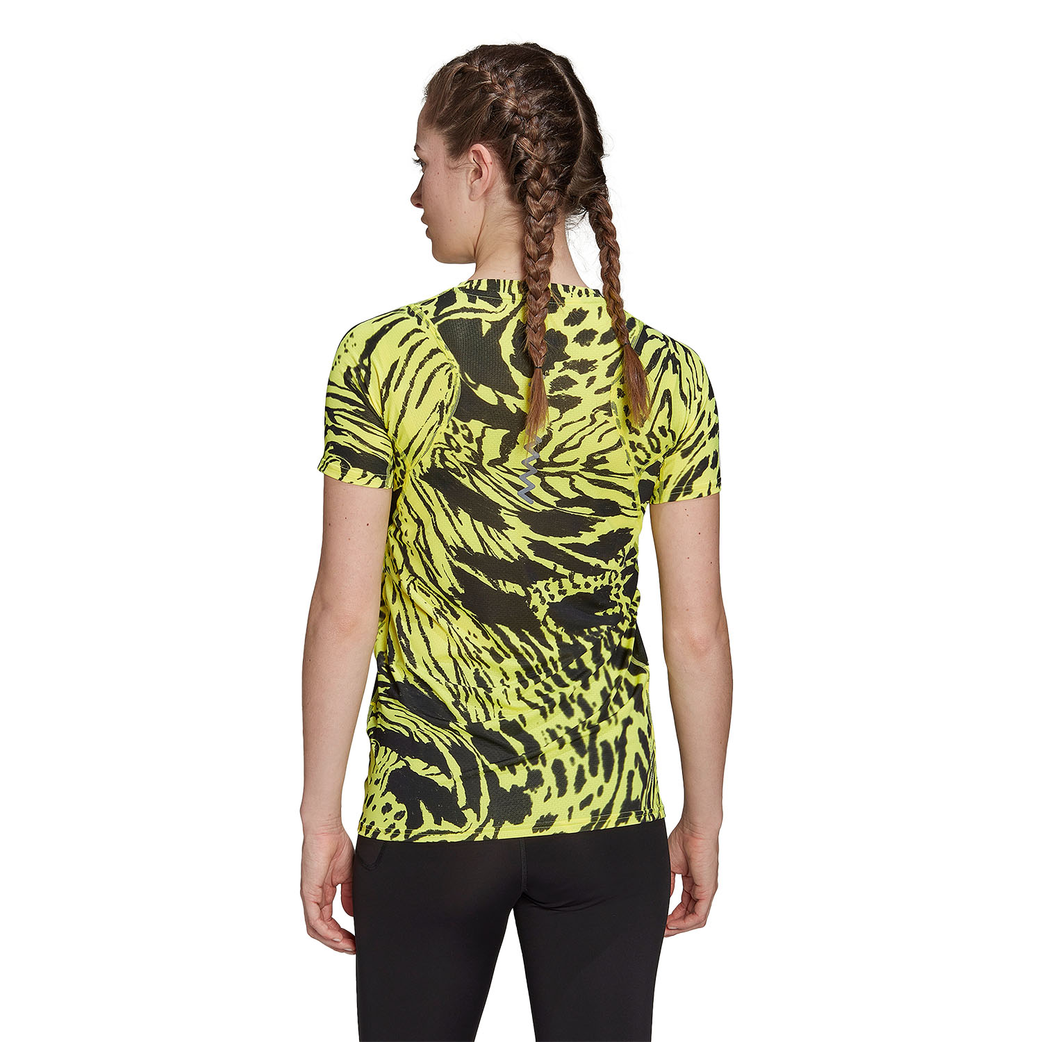adidas Fast Printed Maglietta Beam Yellow/Black