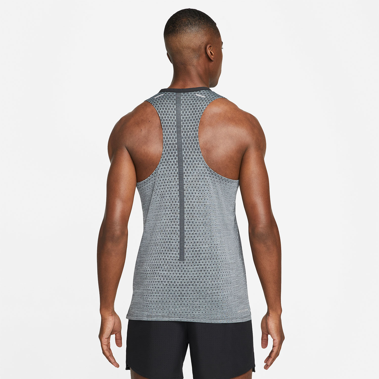 Nike Dri-FIT ADV Techknit Ultra Canotta Black/Smoke Grey/Reflective Silver