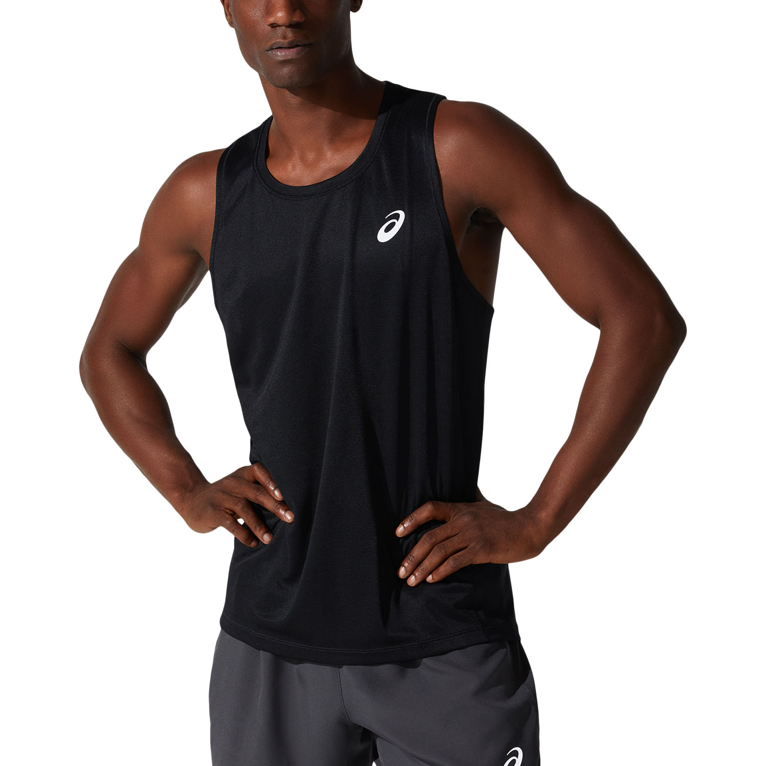 Asics Core Logo Canotta Performance Black