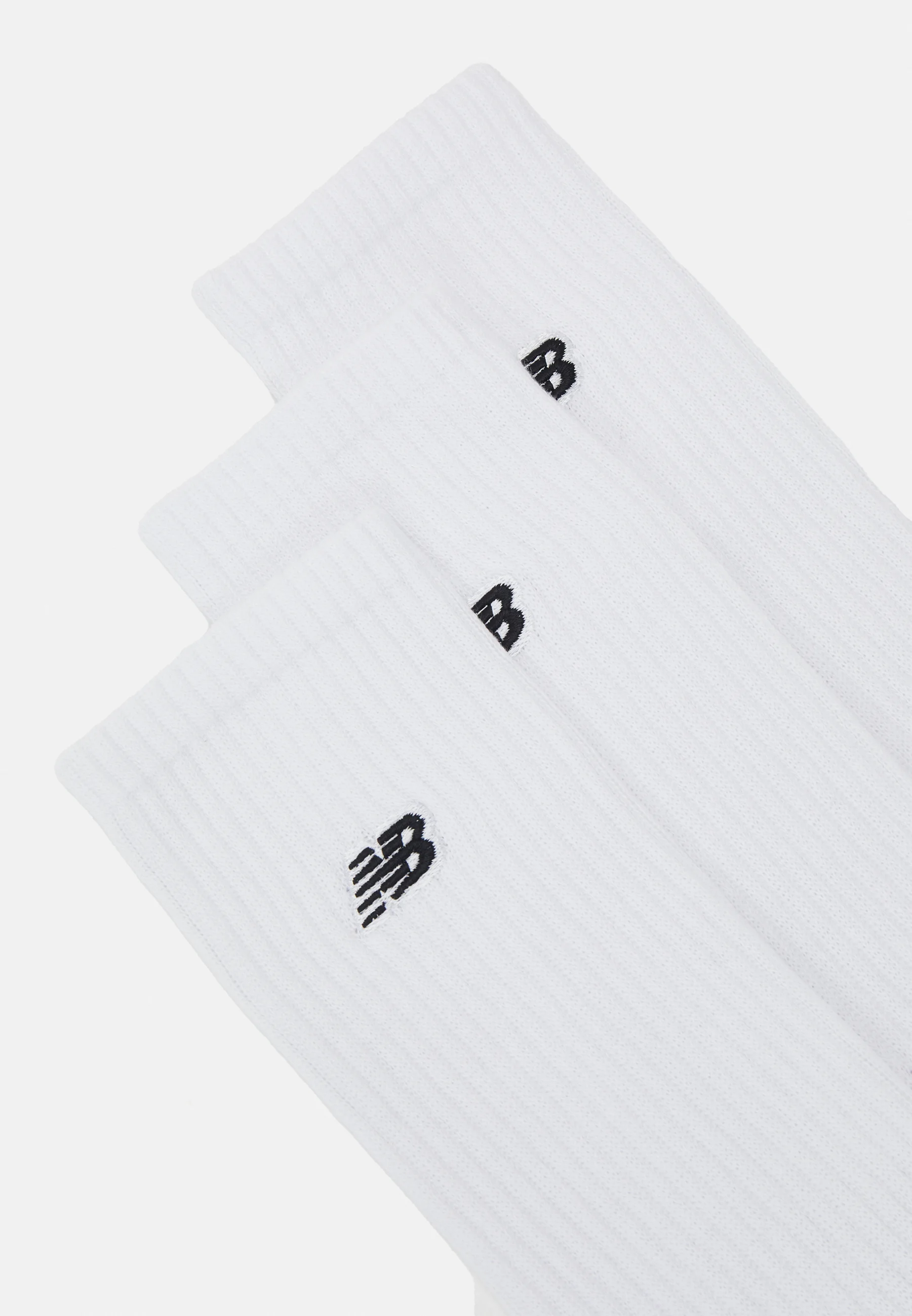 New Balance ESSENTIALS CUSHIONED CREW SOCKS PATCH LOGO 3 PACK - Calze