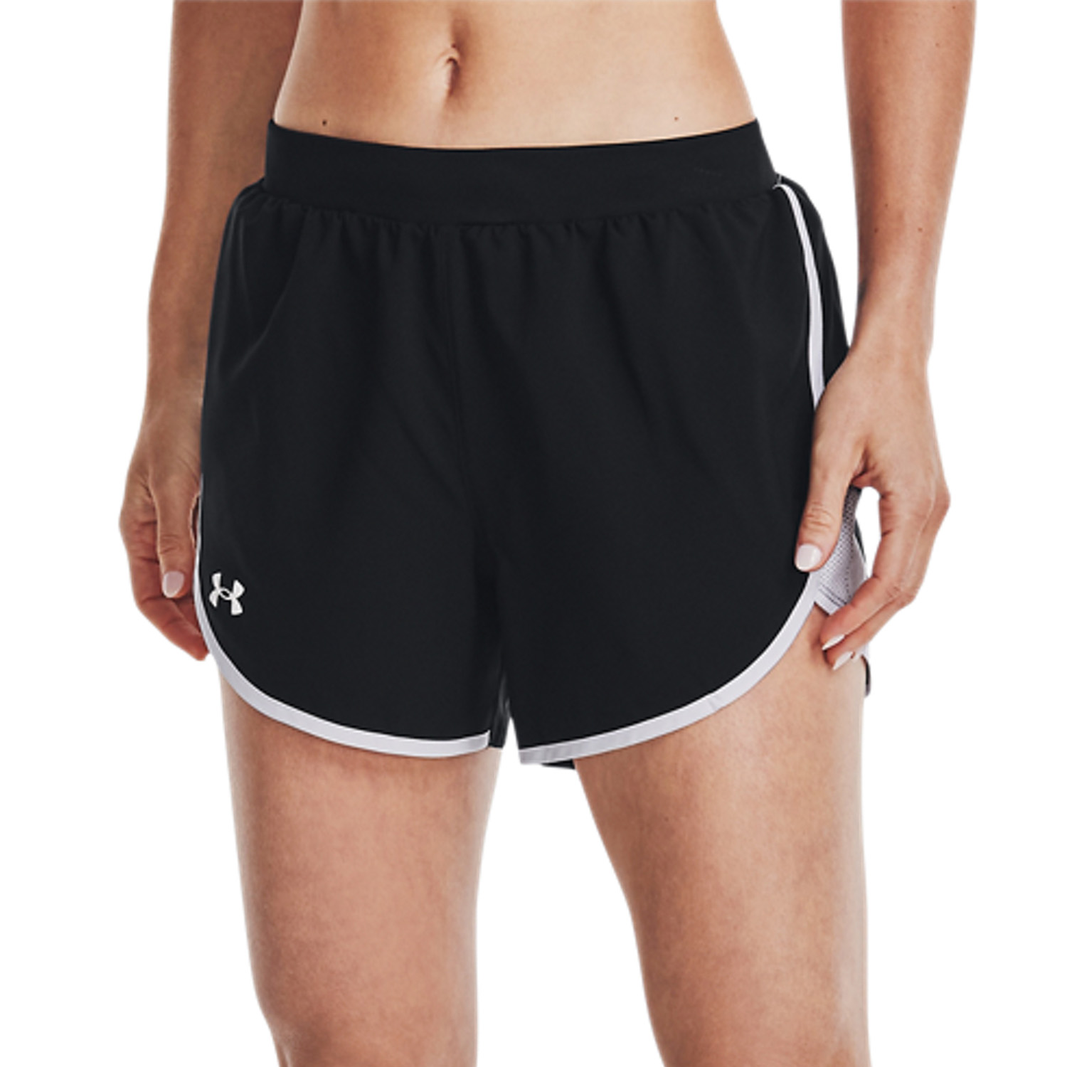 Under Armour Fly By Elite 5in Pantaloncini Black/White/Reflective